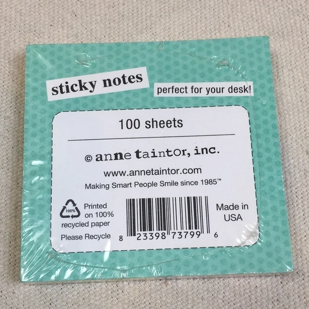 Anne Taintor Inspiration/caffeine sticky note pad